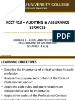 Yanbu University College: Acct 413 - Auditing & Assurance Services