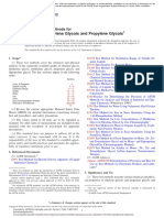 Analysis of Ethylene Glycols and Propylene Glycols: Standard Test Methods For