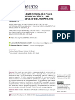 Análise da produção sobre Educação Física e pedagogia histórico-crítica 1996-2019