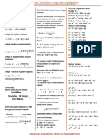 Bütün Matematik Formülleri