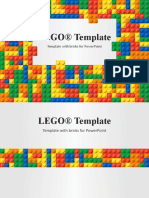Lego® Template: Template With Bricks For Powerpoint