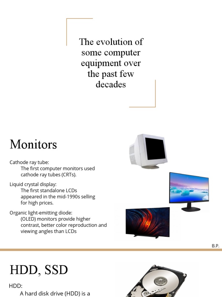 Evolution of Computer Monitors and Parts | PDF | Computer Monitor ...