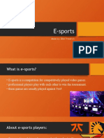 E-Sports: Made By: Ábel Friedrich