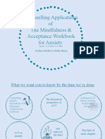 The Mindfulness Acceptance Workbook For Anxiety Robyn Polsfut Molly Hayes