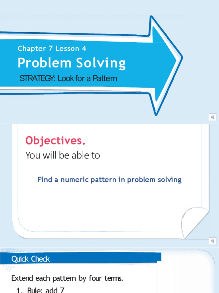 Pattern Problem Solving Strategies | PDF | Mathematics | Cognition