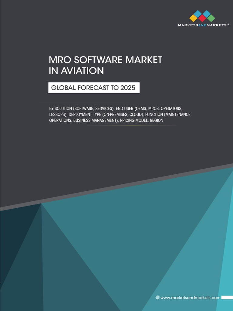 Sample MRO Software Market Global Forecast To 2025 PDF Cloud