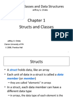 C++ Classes and Data Structures Jeffrey S. Childs Chapter 1 Structs and Classes