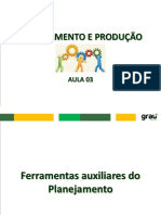 Planejamento e Produção - Aula 03