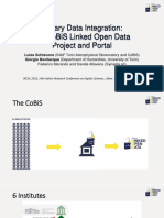 CoBiS Linked Open Data Project - IRCDL 2018