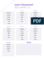 Planner Trimestral