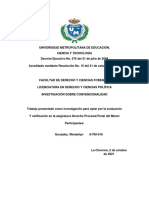 Investigación Sobre Convencionalidad