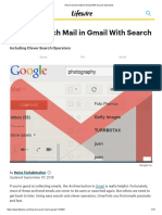 How to Search Mail in Gmail With Search Operators