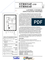 STR83145 STR84145: Latched, Universal Input-Voltage Switches