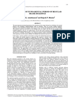 Prediction of Fundamental Period of Regular Frame Buildings Pavan K. Aninthaneni and Rajesh P. Dhakal