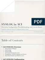 ACI SYSLOG Configuration Guide