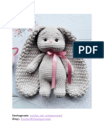 Plush Crochet Velvet Bunny PDF Amigurumi Free Pattern