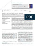 The Effects of Body Armour On Mobility and Pos - 2020 - Journal of Bodywork and