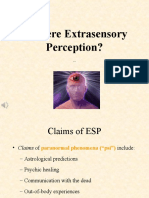 Is There Extrasensory Perception?