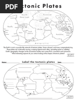 WEM Plate Tectonics Worksheet