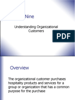 Chapter Nine: Understanding Organizational Customers