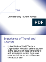 Chapter Ten: Understanding Tourism Markets