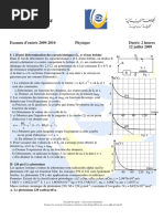 2010 - Physics - French