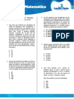 Matemática Fundamental - Revisão de exercícios