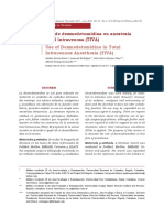 Uso de Dexmedetomidina en Anestesia Total Intravenosa (TIVA)