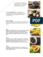 Café, macadamia, banano, maíz, frijol y papaya: breve descripción de 6 alimentos básicos
