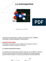 Isomería y Estereoquímica PSU 2018