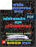 PSU Diego - Guía PSU Matemática - Números