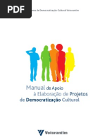 Manual de Apoio à Elaboração de Projetos Culturais