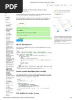 Sorting MySQL Row Order Using JQuery - Phppot