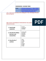 Homework 1 Second Term: 1. The Masque of The Red Death 2. King Pest