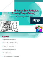 NOE Human Error Reduction: Schering Plough (Brinny) : Donal O'Callaghan & Julie Wade