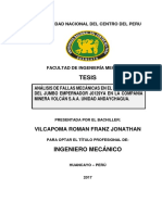 Tesis Análisis de Fallas Mecánicas en El Brazo b26xlb Del Jumbo Empernador j0129ya en La Compañia