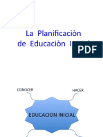 Planificación educación inicial