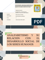 Analfabetismo y Su Relacion Social