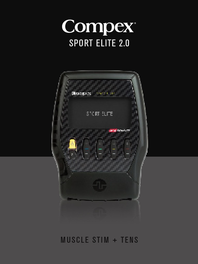 Compex Sport Elite 2 0 Tens Muscle Stimulator User Manual | PDF ...