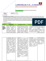 Experiencia de aprendizaje sobre seguridad ciudadana