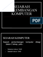 Sejarah Perkembangan Komputer