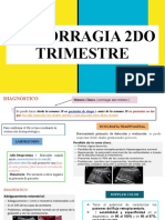 Hemorragia 2do trimestre: Diagnóstico y tratamiento