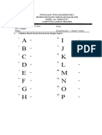 SOAL PTS PKBM Calistung NULIS HURUF