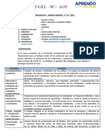 Plan Pedagógico 5°grado - Semana Del 04 Al 08 de Octubre