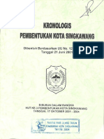 Kronologis Pembentukan Kota Singkawang - Dibentuk Berdasarkan UU 12 2001 21 Juni 2001