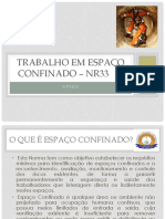 Trabalho em espaço confinado - NR33