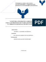 Auditoria Informática de Una Empresa (Selección de Procesos COBIT)