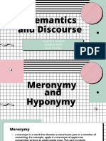 Group 7 - Semantics and Discourse