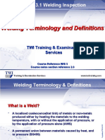 Welding Terminology and Definitions