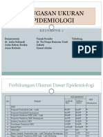 PENUGASAN UKURAN EPIDEMIOLOGI Kelompok 1 B